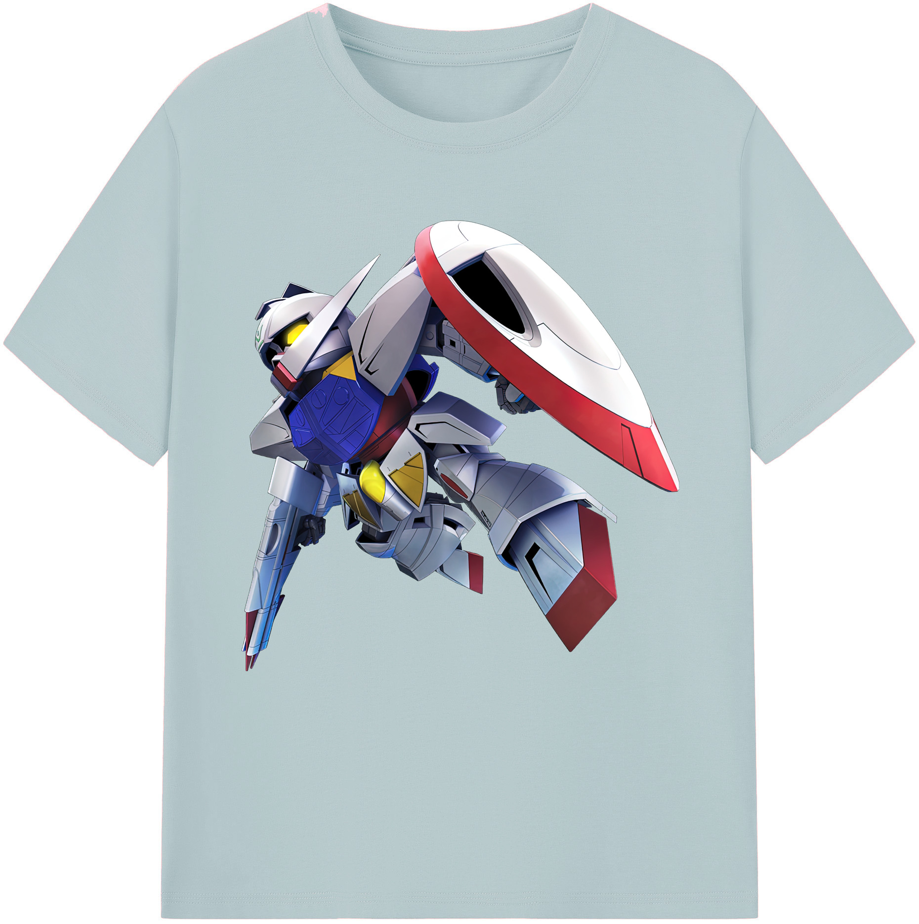 （画像用） 機動戦士ガンダム Mobile Suit Gundam 綿100％半袖Tシャツ（フロントプリント）